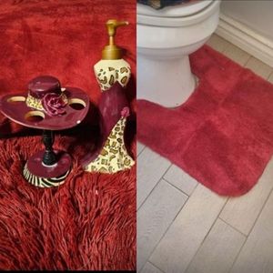 Bathroom rug rack bundle